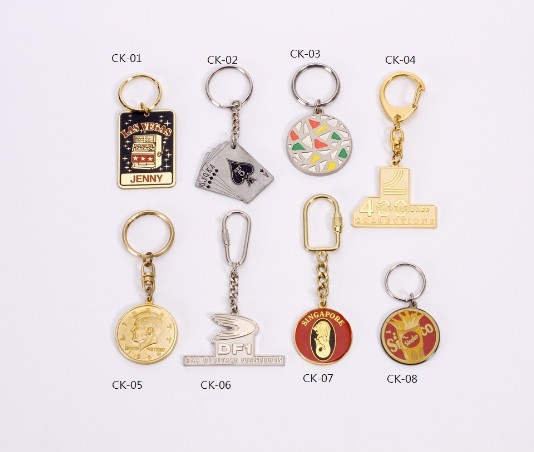 Copper Stamping Keyring
